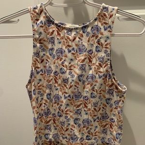 Floral crop top